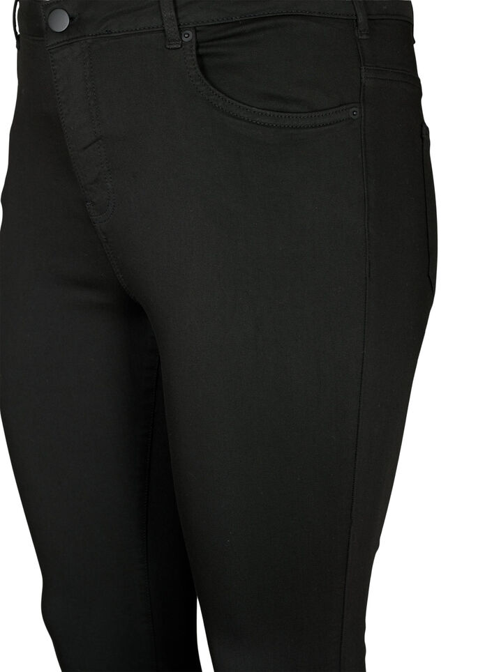 Stay black jeans med høy midje, Svart, Packshot image number 2