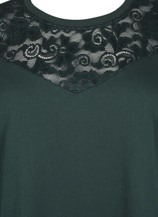 Zizzi Genser med blondedetaljer, Scarab, Packshot image number 2