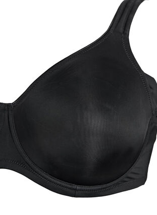Zizzi Komfort-BH med bøyler og formstøpte skåler, Black, Packshot image number 2