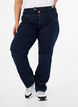 Regular fit Gemma jeans med høyt liv, Blå, Model image number 4