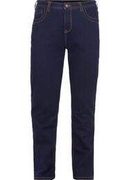 Slim fit Vilma jeans med høyt liv, Blå
