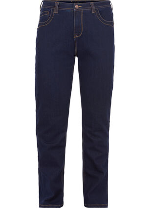 Zizzi Slim fit Vilma jeans med høyt liv, Blå, Packshot image number 0