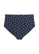 H&oslash;ytlivs bikinitruse med polkaprikker, Svart, Packshot image number 1