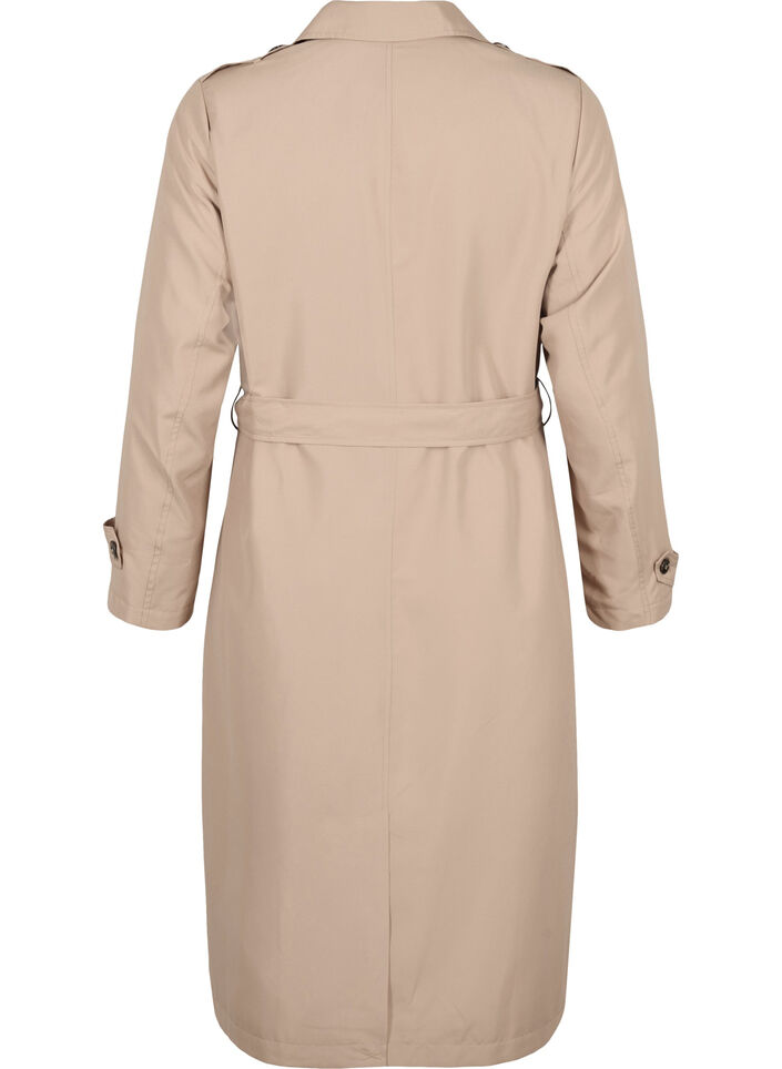 Lang trenchcoat med belte, Nomad, Packshot image number 1