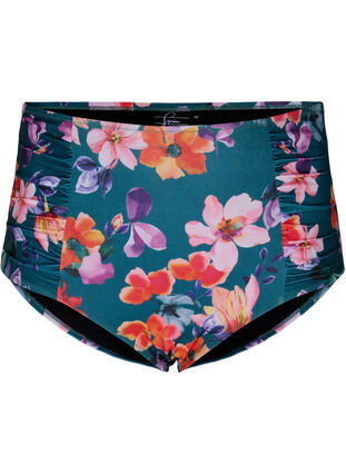 Blomstrete bikinitruse med høyt liv, Meave Print, Packshot image number 0