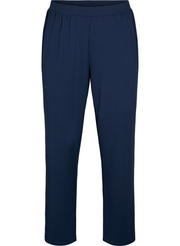 FLASH - Bukser med straight fit, Navy Blazer, Packshot image number 0