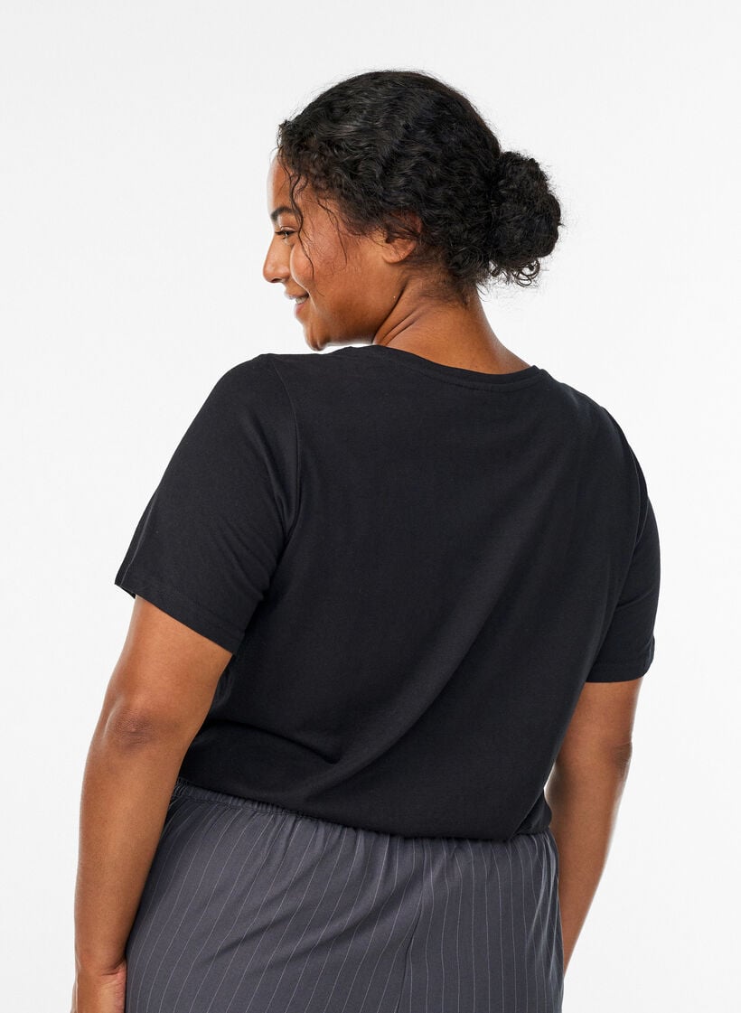 FLASH - T-skjorte med trykk, Svart, Model image number 2