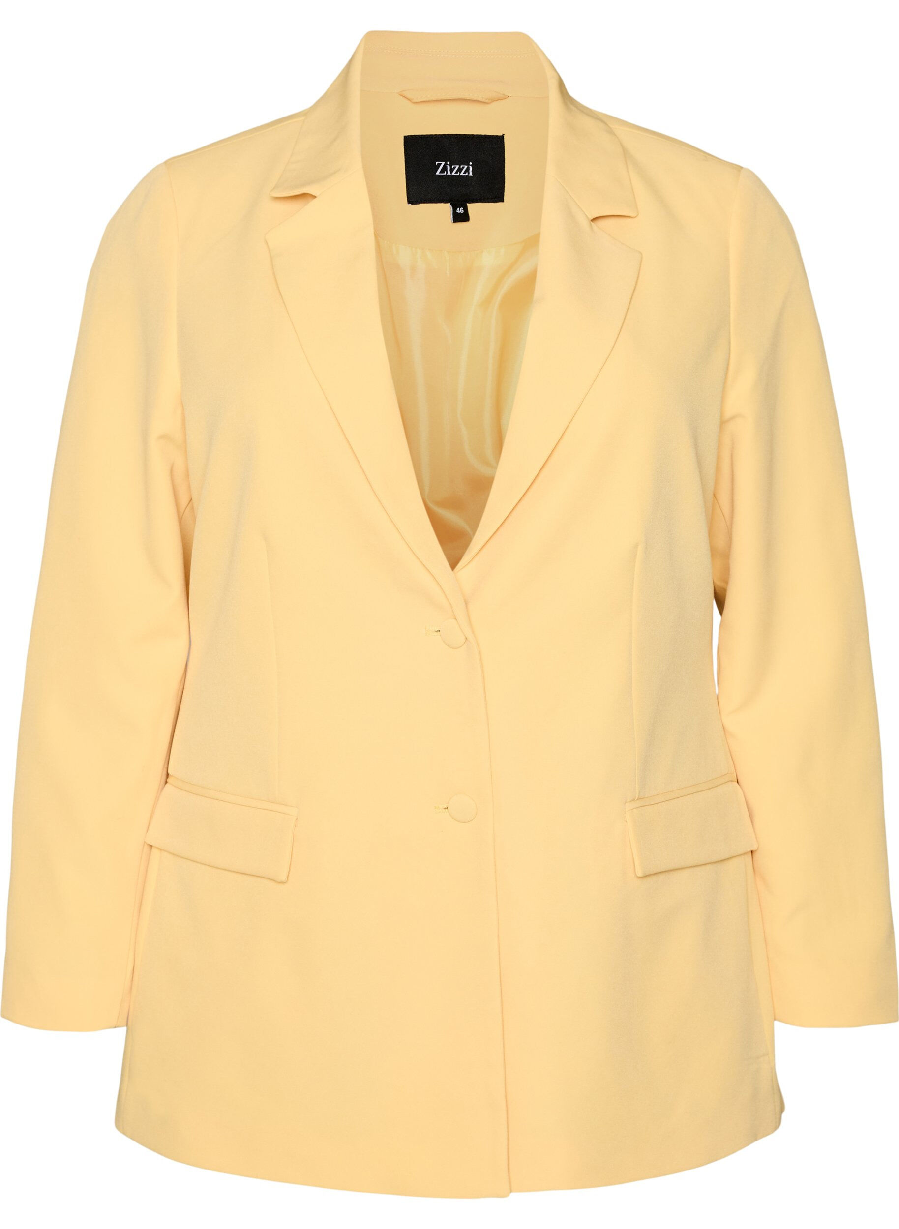 Klassisk blazer med knappelukking