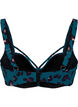 Bikinitopp med drapering, Leopard, Packshot image number 1