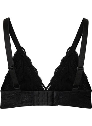Blonde-BH med string, Black, Packshot image number 1