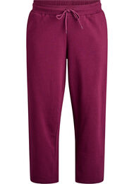 Joggebukser med lommer, Mauve Wine