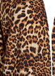 Kimono i viskose med 3/4 ermer, Brun, Packshot image number 2