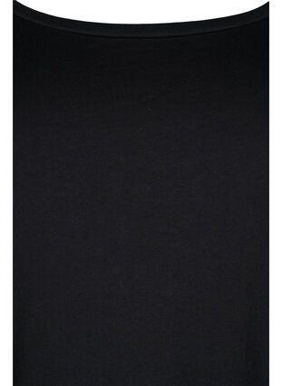 Zizzi Basisgenser i bomull, 2 stk., Paisley Purple/Black, Packshot image number 3