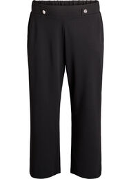 Loose fit bukser med lommer, Svart