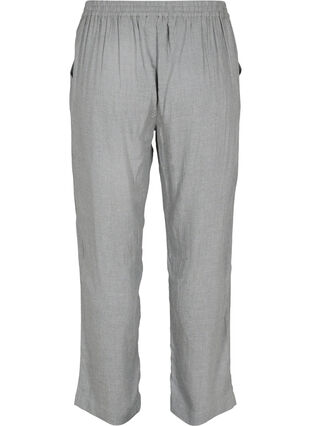 Klassisk bukse med lommer, Grey Melange, Packshot image number 1