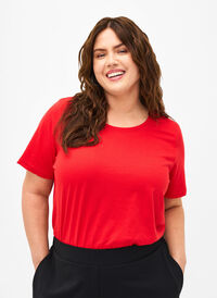 FLASH - T-skjorte med rund hals, High Risk Red, Model