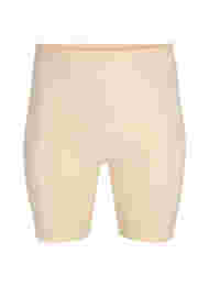 Light shapewear shorts med høyt liv, Nude