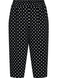 Culottebukser med mønster, Black Dot