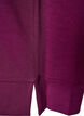 Langermet jersebluse med rund hals, Lilla, Packshot image number 3
