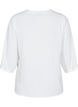 Bluse med 3/4 ermer, Vanilje, Packshot image number 1