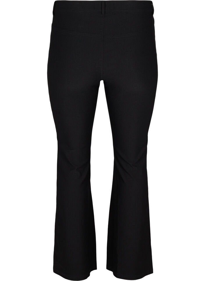 Bukser med bootcut, Svart, Packshot image number 1