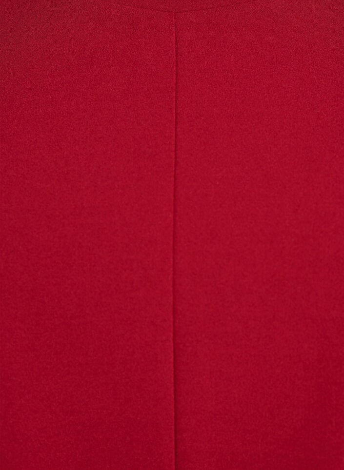 Kortermet bluse med figursydde innsnitt, Rød, Packshot image number 2