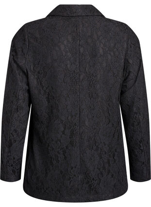 Zizzi Blondeblazer med knappelukking, Svart, Packshot image number 1