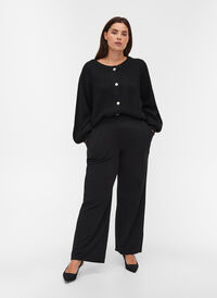 Løse bukser med lommer, Black, Model