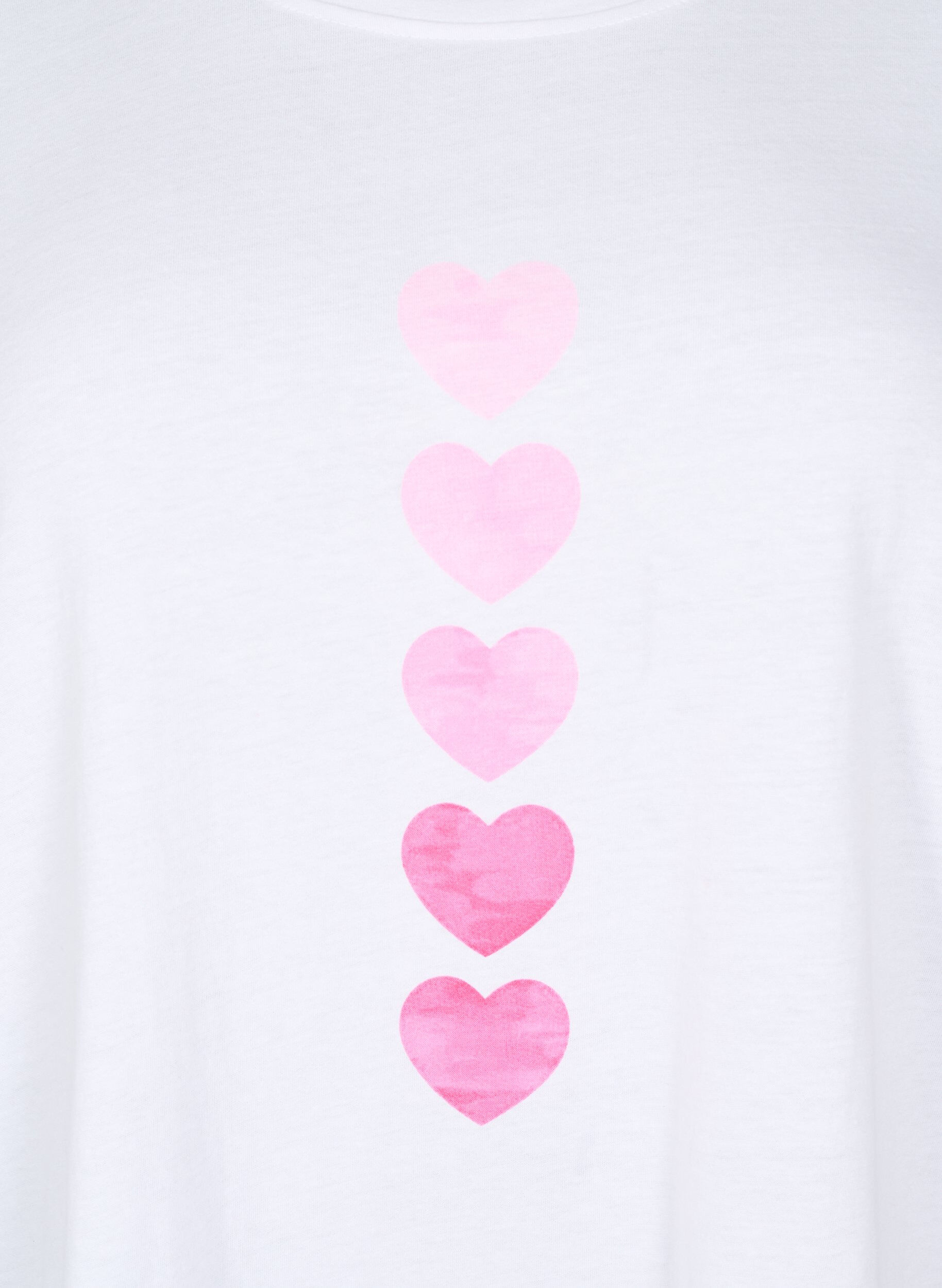 Zizzi FLASH - T-skjorte med motiv, Hvit, Packshot image number 2