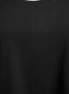 Basis jersey bluse med lange ermer, Svart, Packshot image number 2