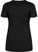 Kortermet bluse til gravide, Black, Packshot image number 1