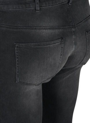 Sanna jeans med røffe kanter, Grey Denim, Packshot image number 3