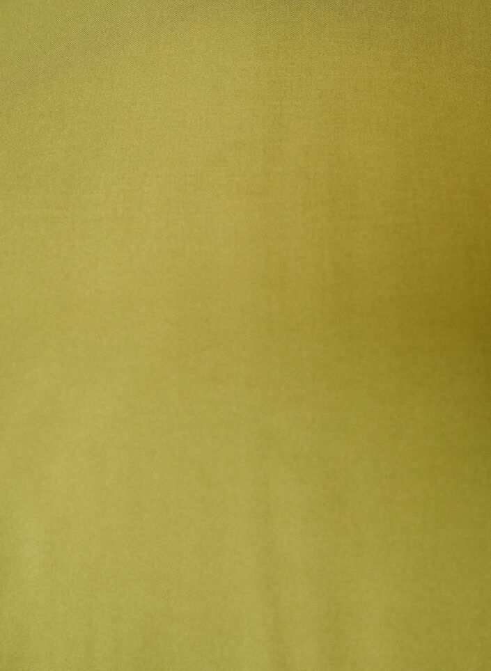 Vevet bluse med korte ermer og rund hals, Gr&oslash;nn, Packshot image number 2