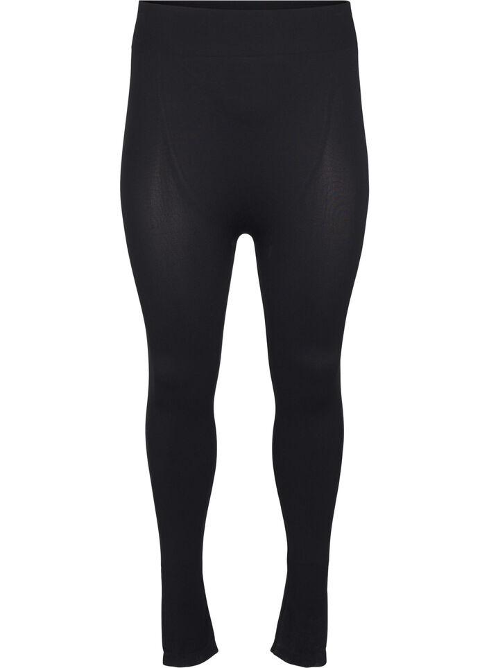 S&oslash;ml&oslash;se basisleggings, Svart, Packshot image number 0