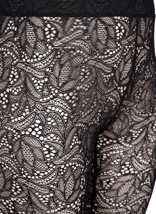 Leggings i blondemateriale, Black, Packshot image number 2