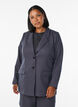 Klassisk blazer med lommer, Gr&aring;, Model image number 0