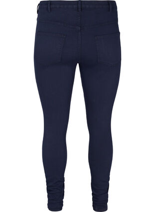 Super slim Amy jeans med høyt liv, Night Sky, Packshot image number 1