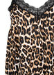 Stroppkjole i viskose med blonder, Leopard, Packshot image number 2