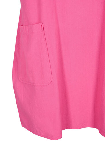 FLASH - kortermet tunika i bomull, Raspberry Rose, Packshot image number 3