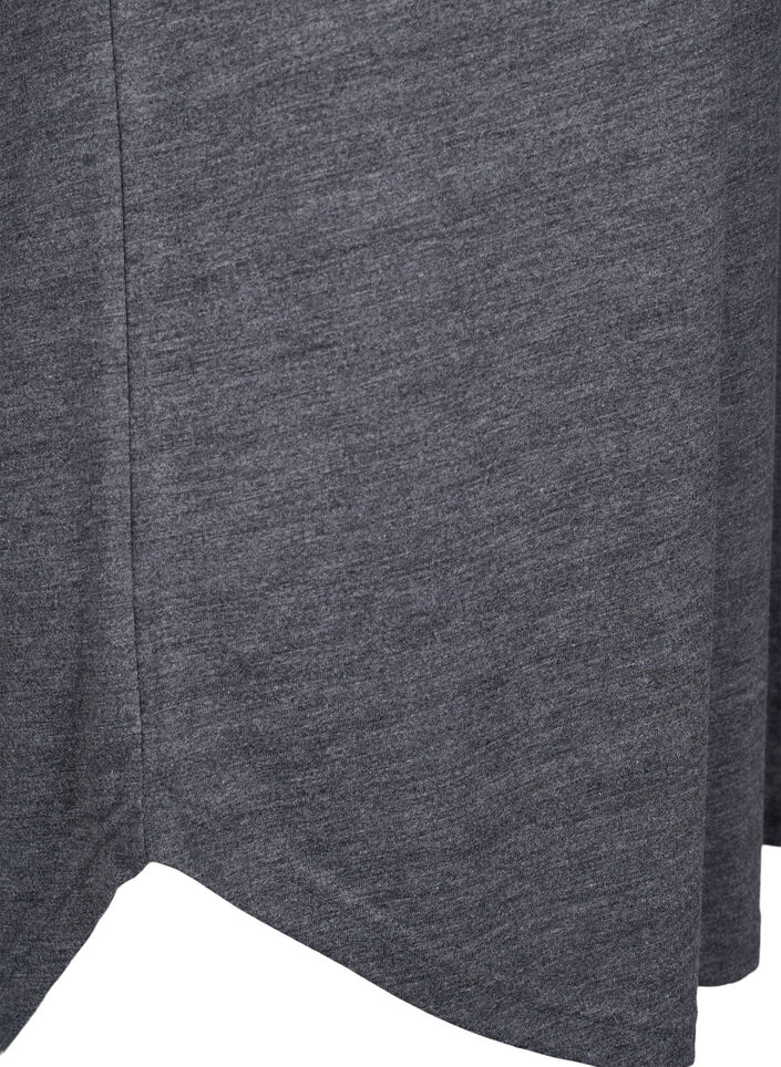 Kortermet nattkjole med teksttrykk, , Packshot image number 3