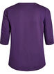 Treningsbluse med 3/4-ermer, Lilla, Packshot image number 1