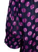 Kortermet smokk bluse med trykk, Medieval Bl. Dot AOP, Packshot image number 3