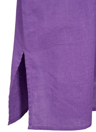 Skjortekjole med lange ermer, Deep Lavender, Packshot image number 3