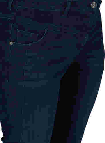 Ekstra slim Sanna jeans med normal høyde i livet, Dark blue, Packshot image number 2