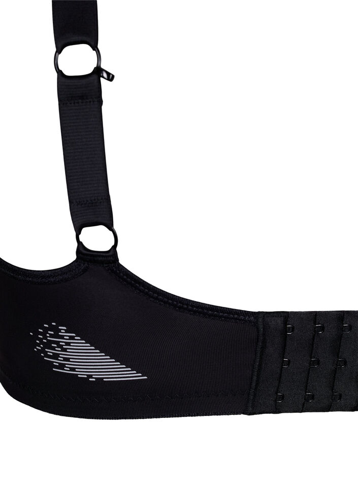 CORE, HIGH SUPPORT WIRE BRA - Sportsbh med bøyle, Black, Packshot