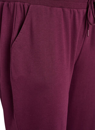 Zizzi Ledig joggedressbukse med lommer, Winetasting, Packshot image number 2