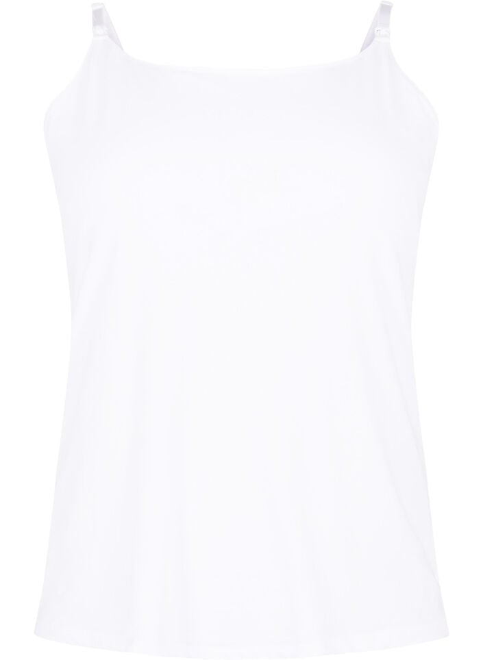 Topp til gravide med ammefunksjon, White, Packshot image number 0
