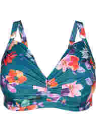 Mønstret bikinitopp med bøyle, Meave Print