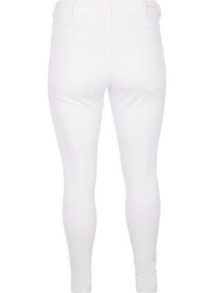 Super slim Amy jeans med høyt liv, White, Packshot image number 1