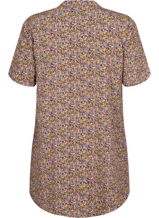 Zizzi FLASH - Blomstrete tunika med korte ermer, Multi Ditsy, Packshot image number 1